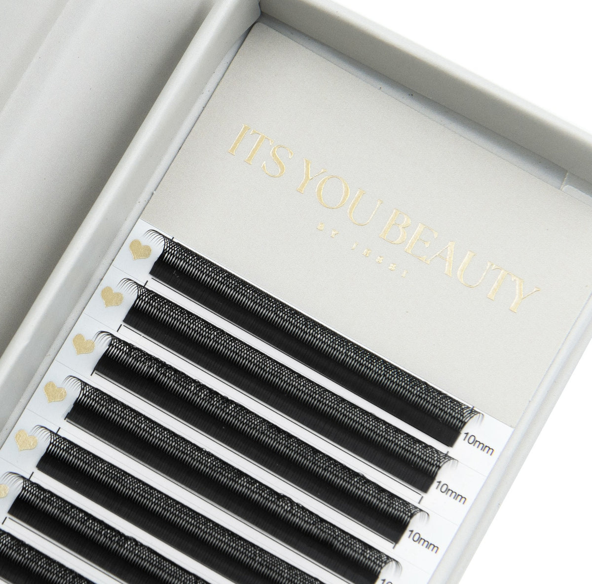 Classic 1:1 Lashes Tray, Einzelwimpern in Schwarz