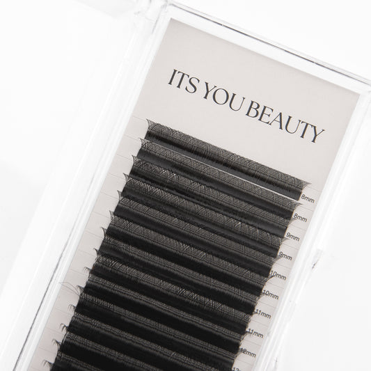 Volume 2D Lashes Mix Tray, Längen 8 bis 15 mm in Schwarz