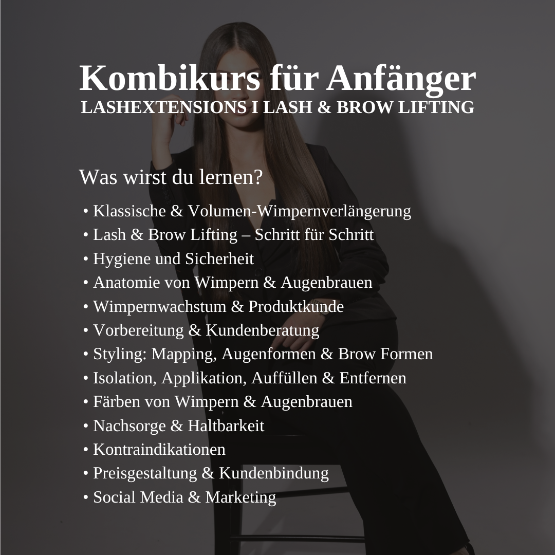 Kombi Lashextensions | Lash & Brow Lifting Kurs